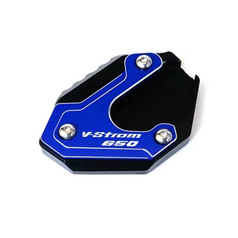 Motorrad Ständer Seitenverlängerung Pad Für SU&ZUKI V-Strom 650/XT VSTROM 650 DL650 2004-2022 2021 Motorrad CNC Kickstand Fuß Seite Stehen Verlängerung Pad Unterstützung Platte von JURTBGF