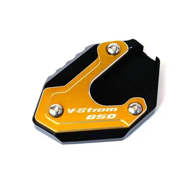 Motorrad Ständer Seitenverlängerung Pad Für SU&ZUKI V-Strom 650/XT VSTROM 650 DL650 2004-2022 2021 Motorrad CNC Kickstand Fuß Seite Stehen Verlängerung Pad Unterstützung Platte von JURTBGF