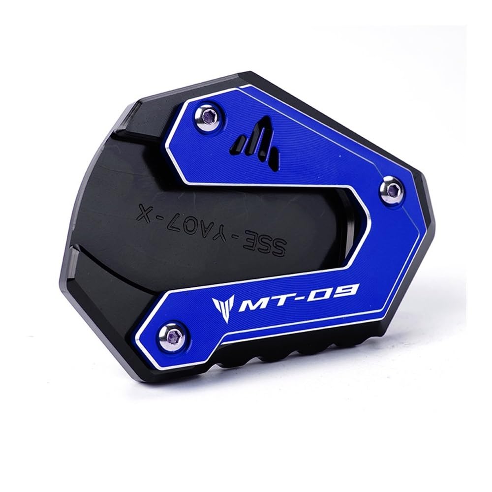 Motorrad Ständer Seitenverlängerung Pad Für Yam&aha MT-09 MT 09 MT09 Tracer 900 XSR900 2014-2023 2021 22 Motorrad Ständer Fuß Seite Stehen Verlängerung Pad Unterstützung Platte von JURTBGF