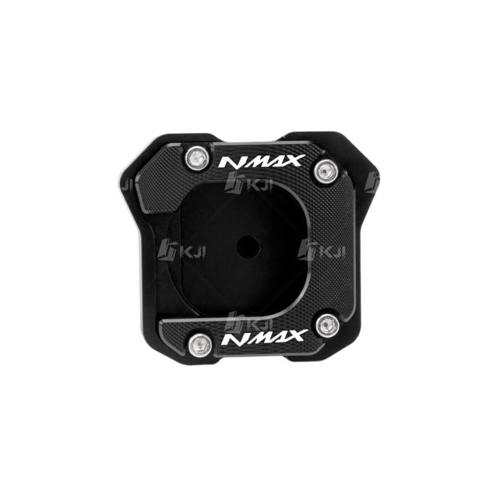 Motorrad Ständer Seitenverlängerung Pad Für Yam&aha NMAX 155/125 2015-2019 Motor Seitenständer Unterstützung Einzel Kick Ständer Fuß Extender Schuh Enlarger Pad Zubehör von JURTBGF