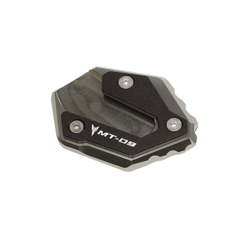 Motorrad Ständer Seitenverlängerung Pad Logo MT-09 Für Yam&aha MT09 MT 09 MT-09 2014-2020 2021 2022 CNC Motorrad Ständer Fuß Seite Stehen Verlängerung Pad Unterstützung Platte von JURTBGF