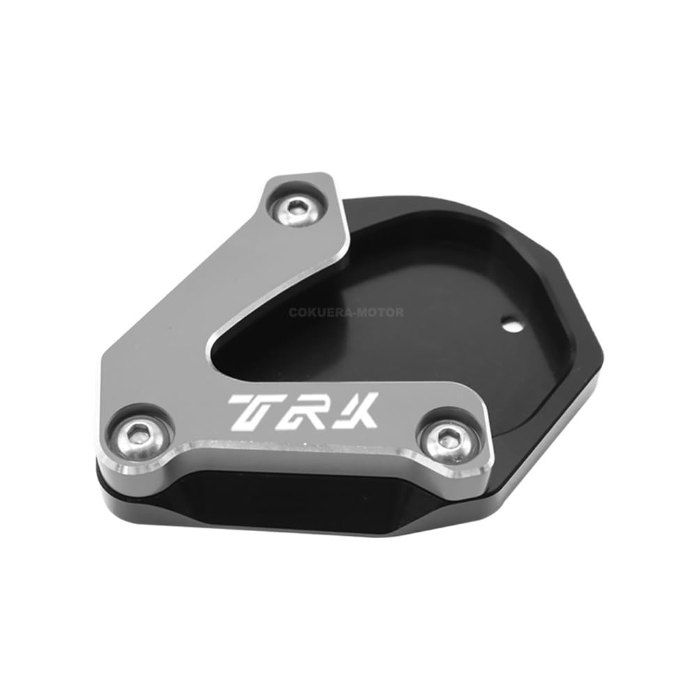 Motorrad Ständer Seitenverlängerung Pad Motorrad Kickstand Fuß Seite Ständer Verlängerung Pad Unterstützung Platte Für TRK502 TRK 502X TRK 502 2020-2022 von JURTBGF