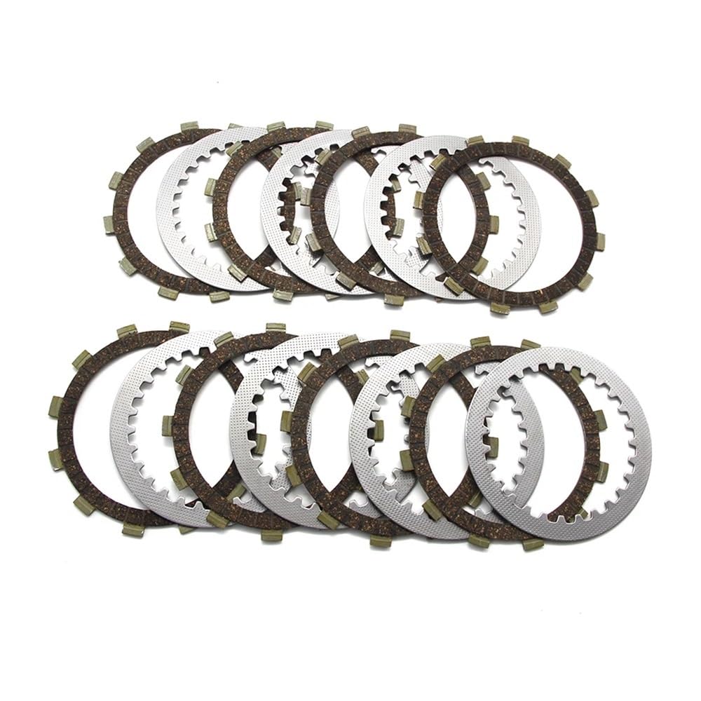 Reibscheiben Motorradkupplungen Motorrad-Kupplungs-Reibscheiben-Platten-Set Für Yam&aha XJR400 4HM XJ400S XJ400L XJ600S (S-Type) XJ600N 4H71632500 von JURTBGF