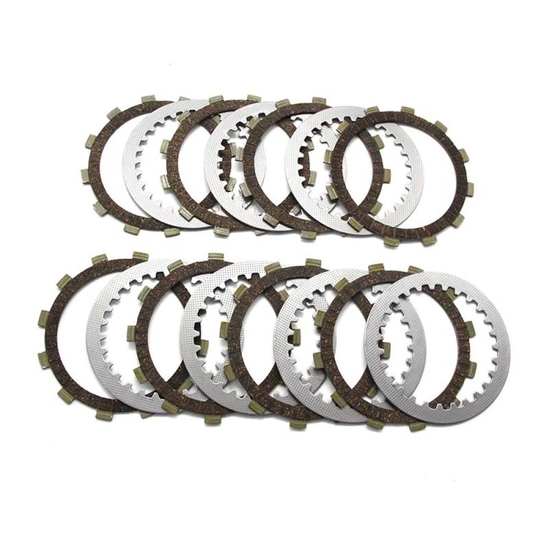 Reibscheiben Motorradkupplungen Motorrad-Kupplungs-Reibscheiben-Platten-Set Für Yam&aha XJR400 4HM XJ400S XJ400L XJ600S (S-Type) XJ600N 4H71632500 von JURTBGF