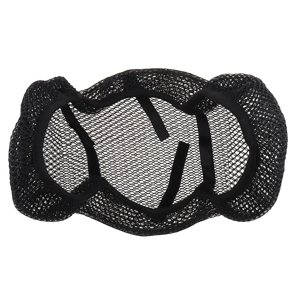 Sitzabdeckung Motorrad 1Pcs Anti-Slip Mesh Stoff Sitzbezug Atmungsaktive wasserdichte Motorrad Motorrad Roller Sitzbezüge Kissen S-XXXXXL von JURTBGF