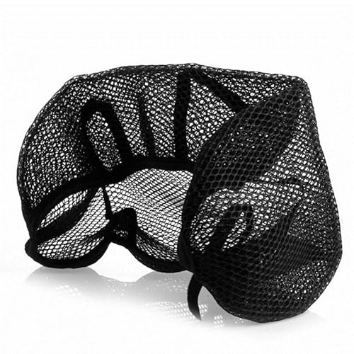 Sitzabdeckung Motorrad Atmungsaktive Sommer Cool Mesh Motorrad Moped Motorrad Roller Sitzbezüge Kissen Anti-Slip Abdeckung Grid Schutz Pad von JURTBGF