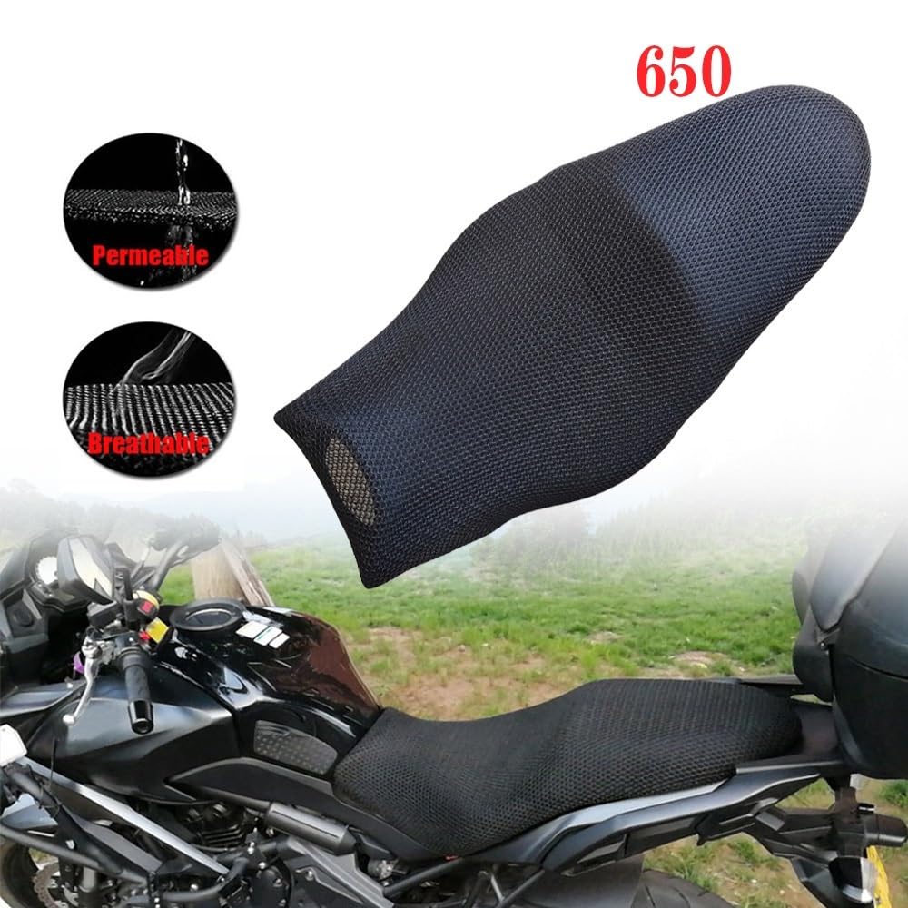 Sitzabdeckung Motorrad Für VE-RS-YS 650 VE-RS-YS650 Rücksitzabdeckung, Mesh-Netz, wasserdicht, Sonnenschutz, Motorradzubehör von JURTBGF