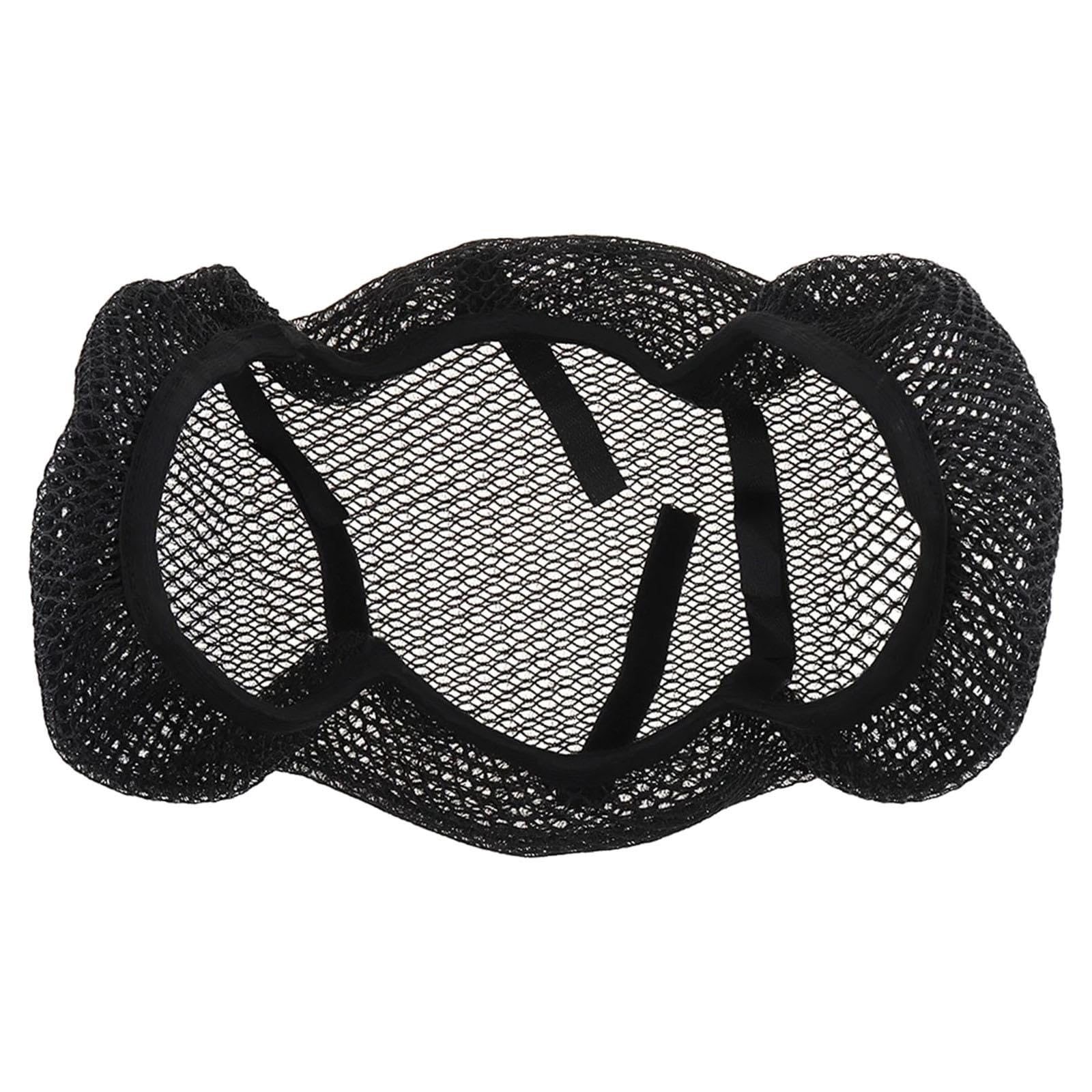 Sitzabdeckung Motorrad Motorrad-Mesh-Sitzbezug-Schutz für Motorrad-Roller-Sitzbezüge, Kissen, Schwarz, Motorrad-Vollsitzbezug S-XXL von JURTBGF