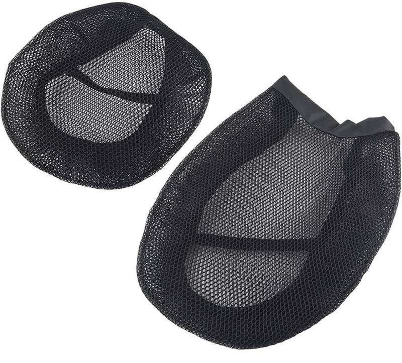 Sitzabdeckung Motorrad Motorrad Zubehör Anti-Slip Mesh Stoff Sitzbezug Atmungsaktive wasserdichte Kissen Für Kaw&asaki Ninja 400 Z400 Z900 Z 900 von JURTBGF