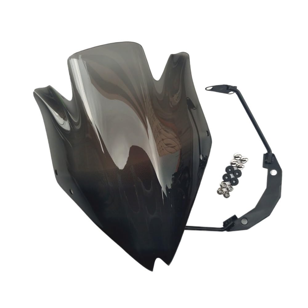 Windabweiser Motorrad Für Kaw&asaki Z750 Z750R 2007-2012 Z 750 2008 2009 2010 2011 Motorrad Windschutzscheibe Mit Ständer Spoiler Blase Windschutzscheibe von JURTBGF