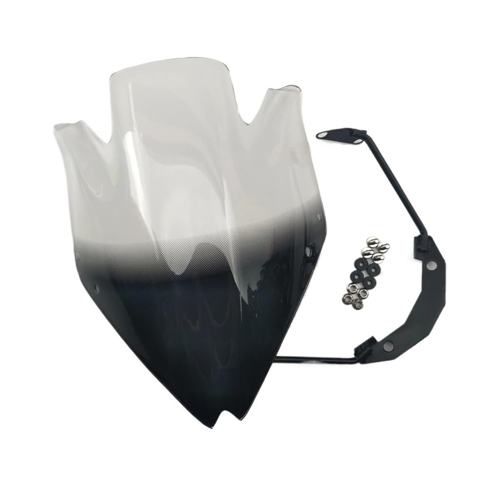 Windabweiser Motorrad Für Kaw&asaki Z750 Z750R 2007-2012 Z 750 2008 2009 2010 2011 Motorrad Windschutzscheibe Mit Ständer Spoiler Blase Windschutzscheibe von JURTBGF