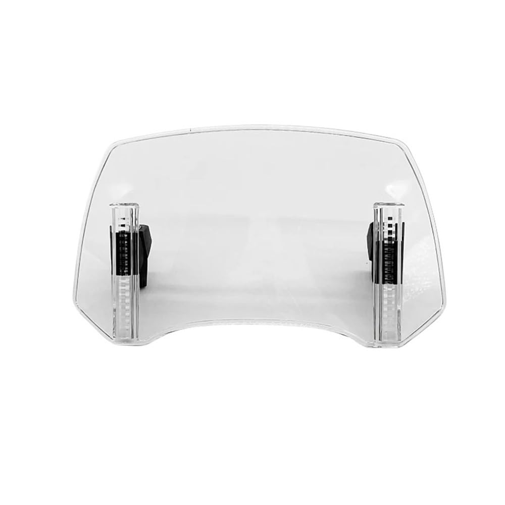 Windabweiser Motorrad Für TRK 502 Universal Motorrad Windschutzscheibenverlängerung Verstellbarer Spoiler Deflektor Tenere 700 Tracer 900 Transparent von JURTBGF