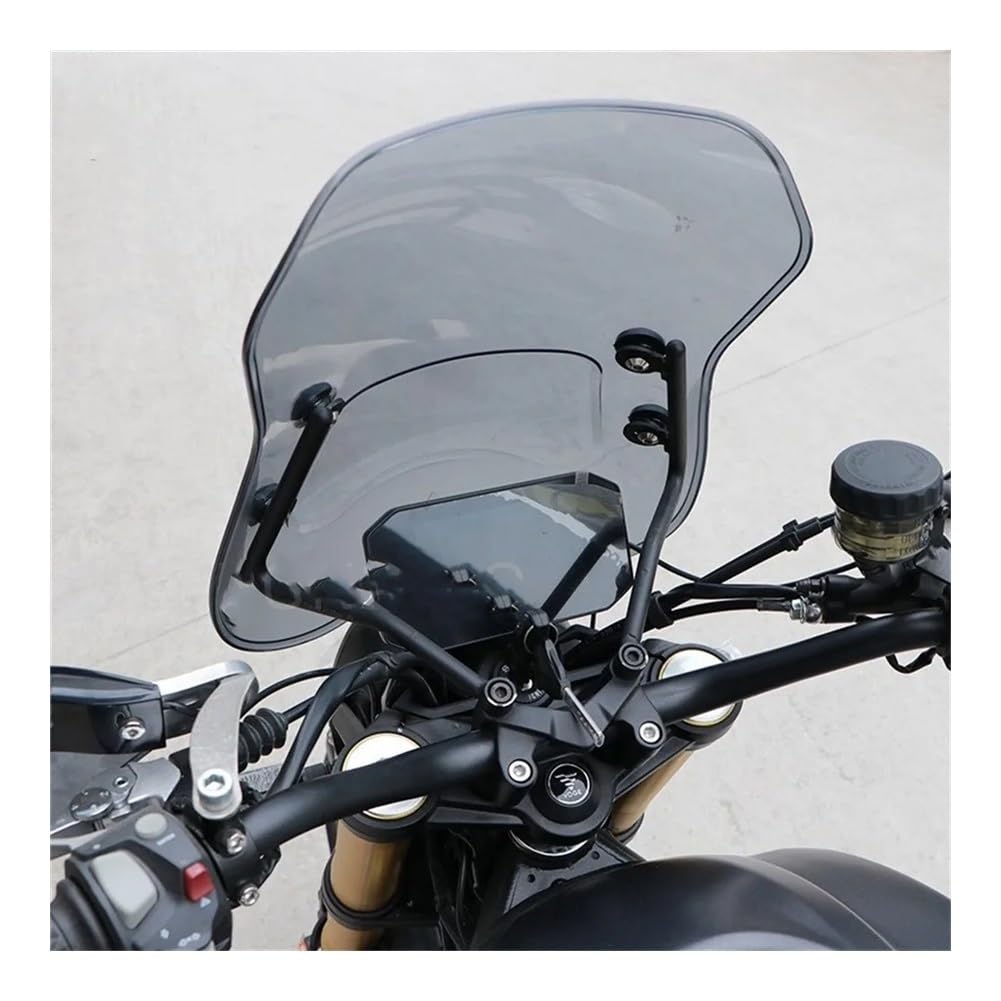 Windabweiser Motorrad Motorrad Indshield Windschutzscheibe Deflektor Für 500AC 500 AC Universal Verlängerung Spoiler Zubehör Komfortabel von JURTBGF