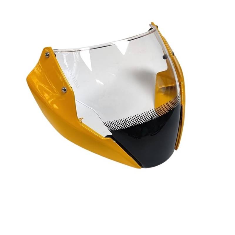 Windabweiser Motorrad Motorrad Kopf Cowling Verkleidung Frontscheibe Hyperstrada Stnipe Deflektor Passend Für Du&Cati Monster 821 797 1200S 2014-2017 von JURTBGF