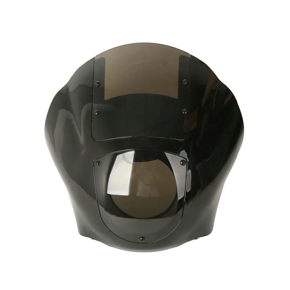 Windabweiser Motorrad Motorrad Viertel Verkleidung Windschutzscheibe Für Ha&rley Sportster 88-Up Dyna 95-05 Schwarz Klar Windschutzscheiben Extender Zubehör von JURTBGF