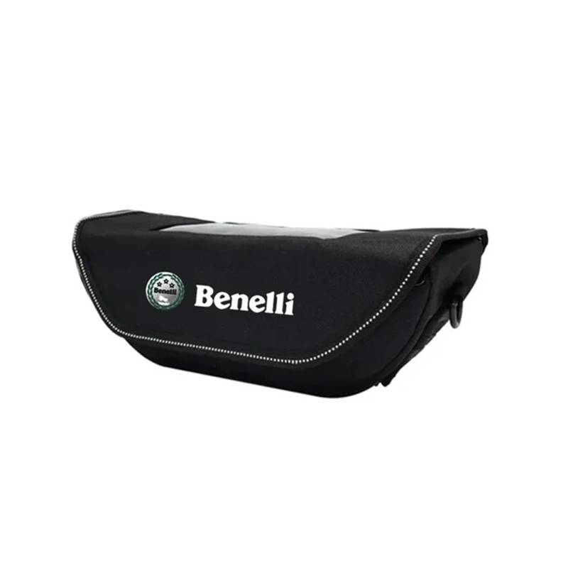 Lenkertasche für Motorräder Für Benelli TNT135 TNT25N Trail TRK Motorrad wasserdichte Und Staubdichte Lenkeraufbewahrungstasche Motorradlenker Reisetasche(Benelli) von JUSTCATYS