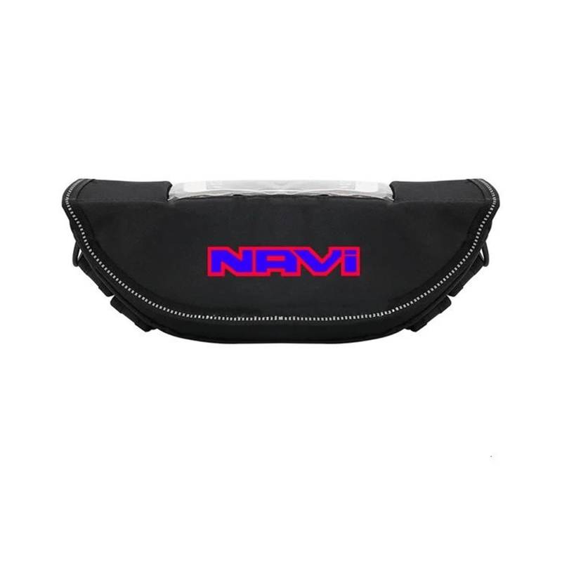 Lenkertasche für Motorräder Für Hon@&da NAVI 110 Navi 110 2022 2023 Motorrad Griff Tasche Navigation Tasche Staubdicht wasserdichte Handy Tasche(NAVI B) von JUSTCATYS