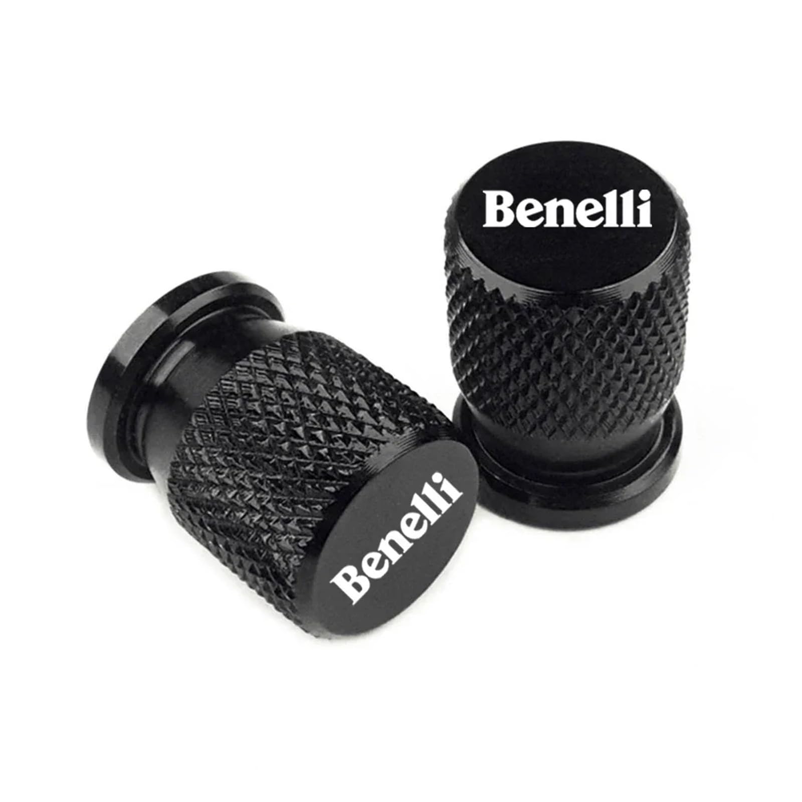 Ventildeckel für Motorräder Für Benelli Leoncino 500 TRK502X TNT125 300 502C BN 125 302 Motorrad CNC Aluminium Reifen Ventil Air Port Stem Abdeckung Caps(Black) von JUSTCATYS