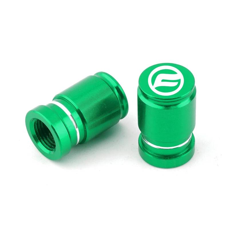 Ventildeckel für Motorräder Für CFMOTO 650NK 650 NK 150NK 150 NK 250SR/400/250/MT/TR Motor Zubehör Rad Reifen Ventil Air Port Stem Abdeckung Kappe Stecker(Green) von JUSTCATYS