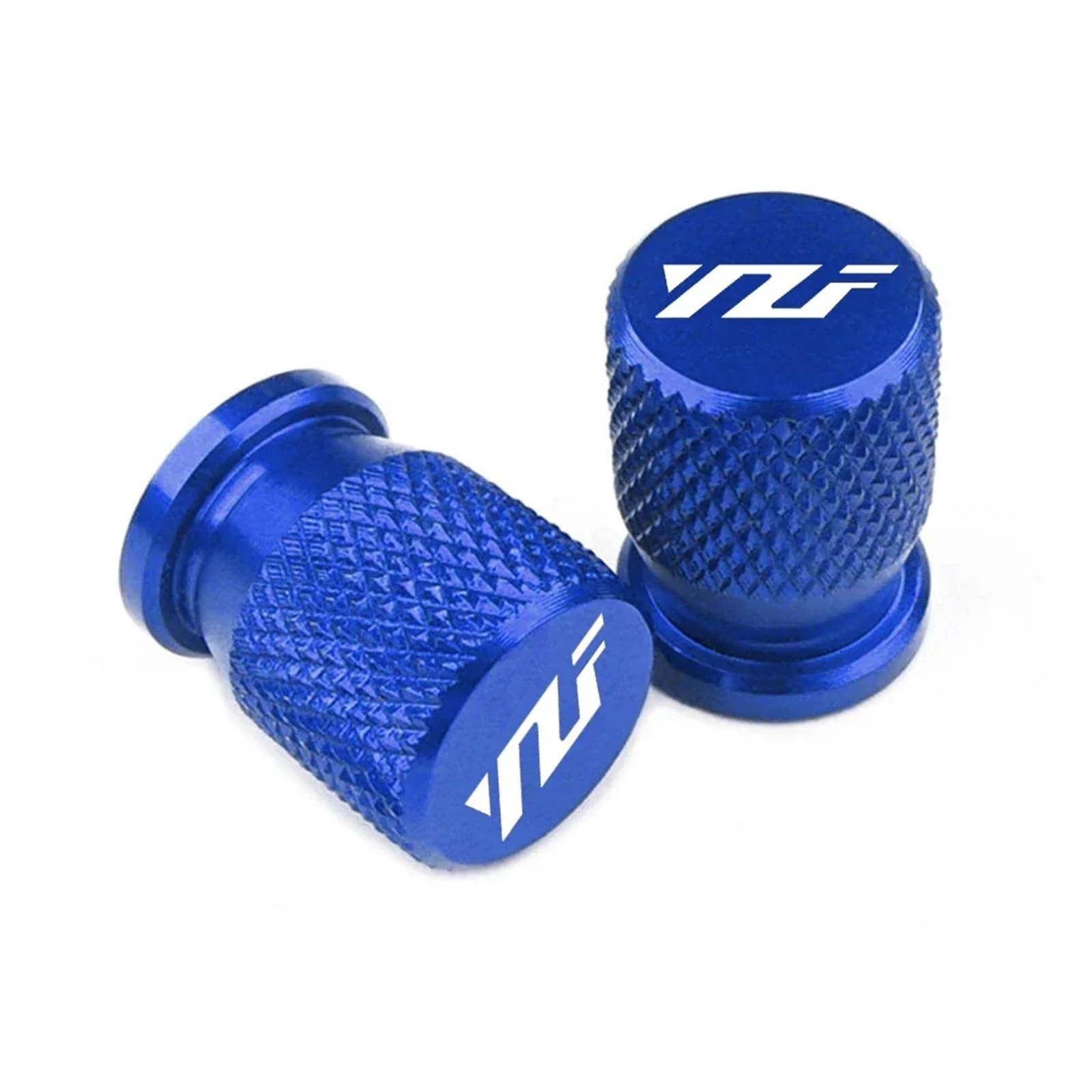 Ventildeckel für Motorräder Für YZF R1 R3 R6 R25 R125 R1M YZFR1 YZFR6 YZFR3 Zubehör Motorrad CNC Aluminium Reifen Ventil Air Port Stem Abdeckung Caps(Blue) von JUSTCATYS