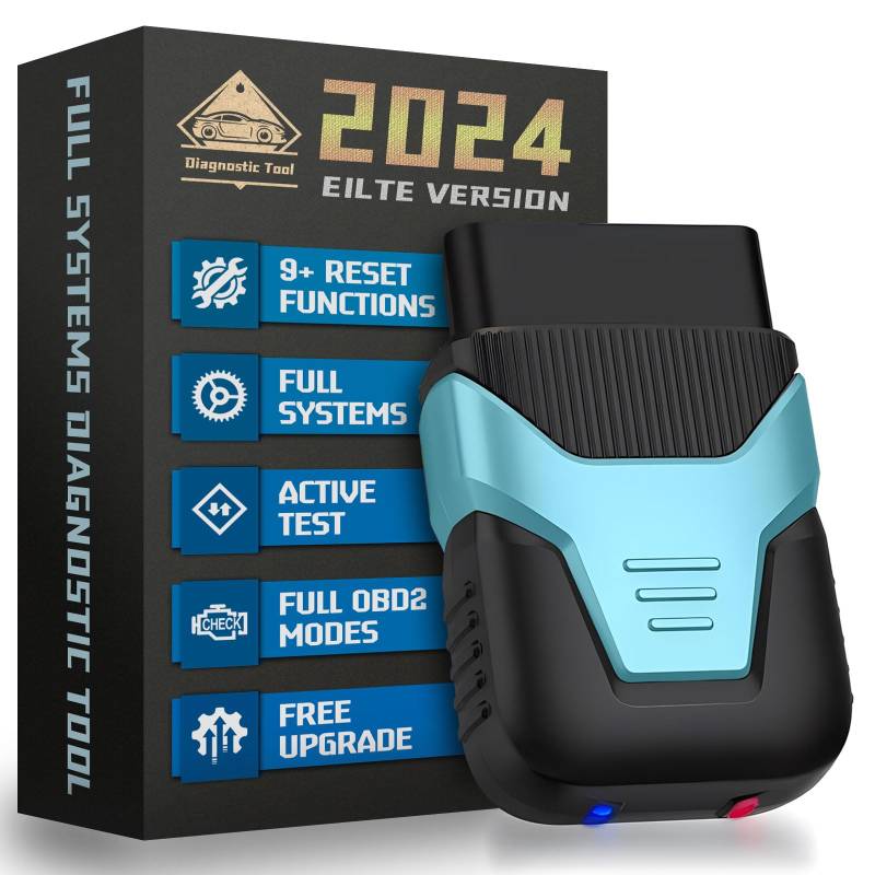 HUMZOR Z100 Bluetooth 5.2 OBD2 Diagnosegerät Vollsystem OBDII Scanner Codeleser mit 9+ Reset-Funktionen, Bidirektionaler Test, Voller OBD-Modus, Lebenslanges kostenloses Upgrade für iOS & Android von JUTA