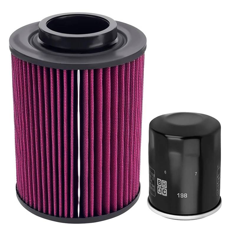 Motorrad-Luftfilter und Ölfilter for ATV Ranger RZR 4 S 800 EPS RGE EFI Ranger 800 XP 6X6 Crew 1240434 2540086(Air and Oil Filter) von JUWTEEI