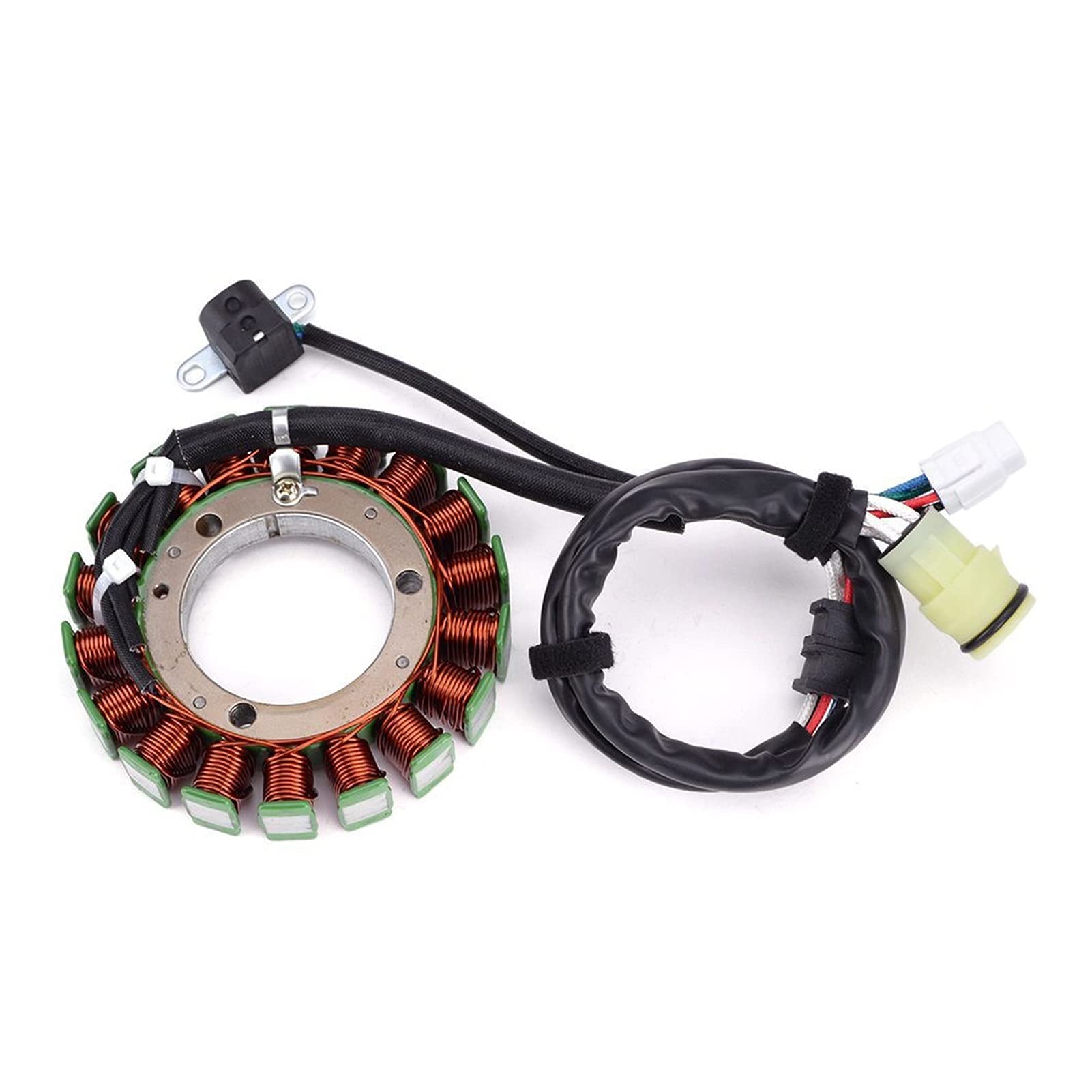 JUXERP Magneto Generator Stator Spule, for Yamaha, YFM400A YFM400FA YFM450FWA YFM450FWAN Kodiak 400 450 2WD 4WD Hunter 5ND-81410-00 Motorrad-Magneto-Statorspule von JUXERP