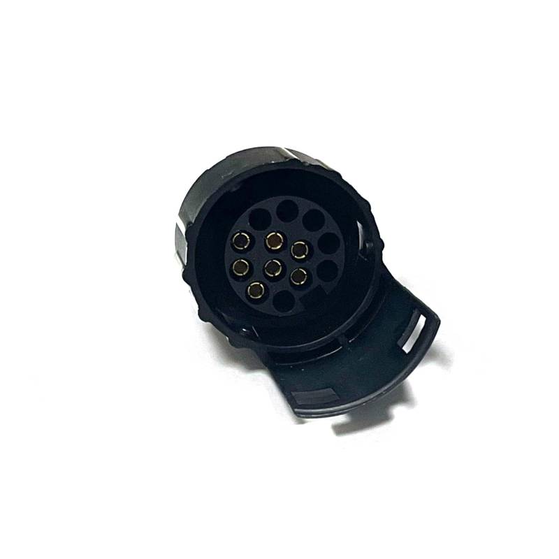 JVJ 7 auf 13 Pin Anhängerstecker Steckdose Konverter Abschleppadapter Adapter Stecker Steckdose Konverter Steckverbinder für Wohnwagen Wohnmobil LKW von JVJ