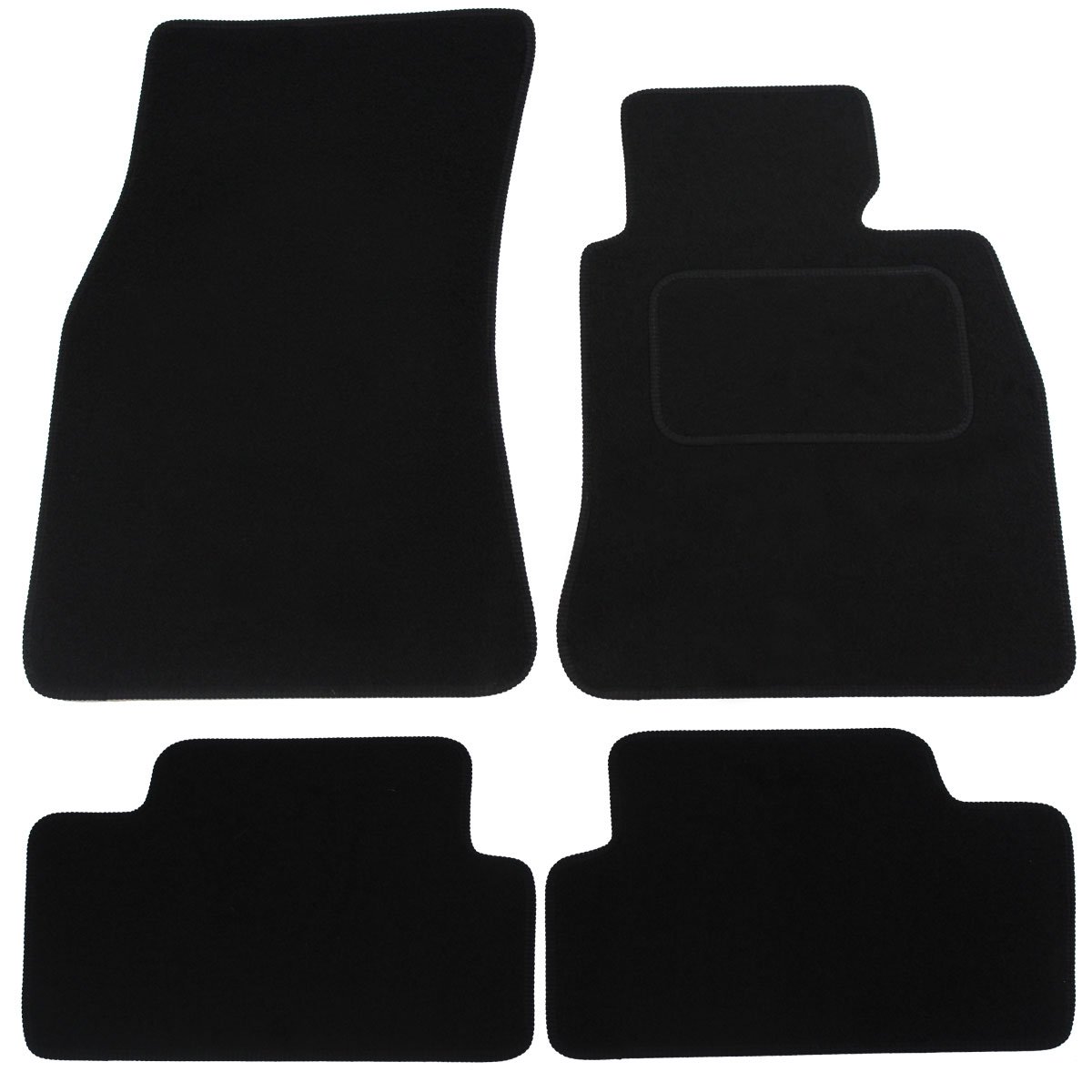 JVL 6 Coupe E63 2004-2012 Auto zugeschnitten Mats - Schwarz, 4 Stück von JVL