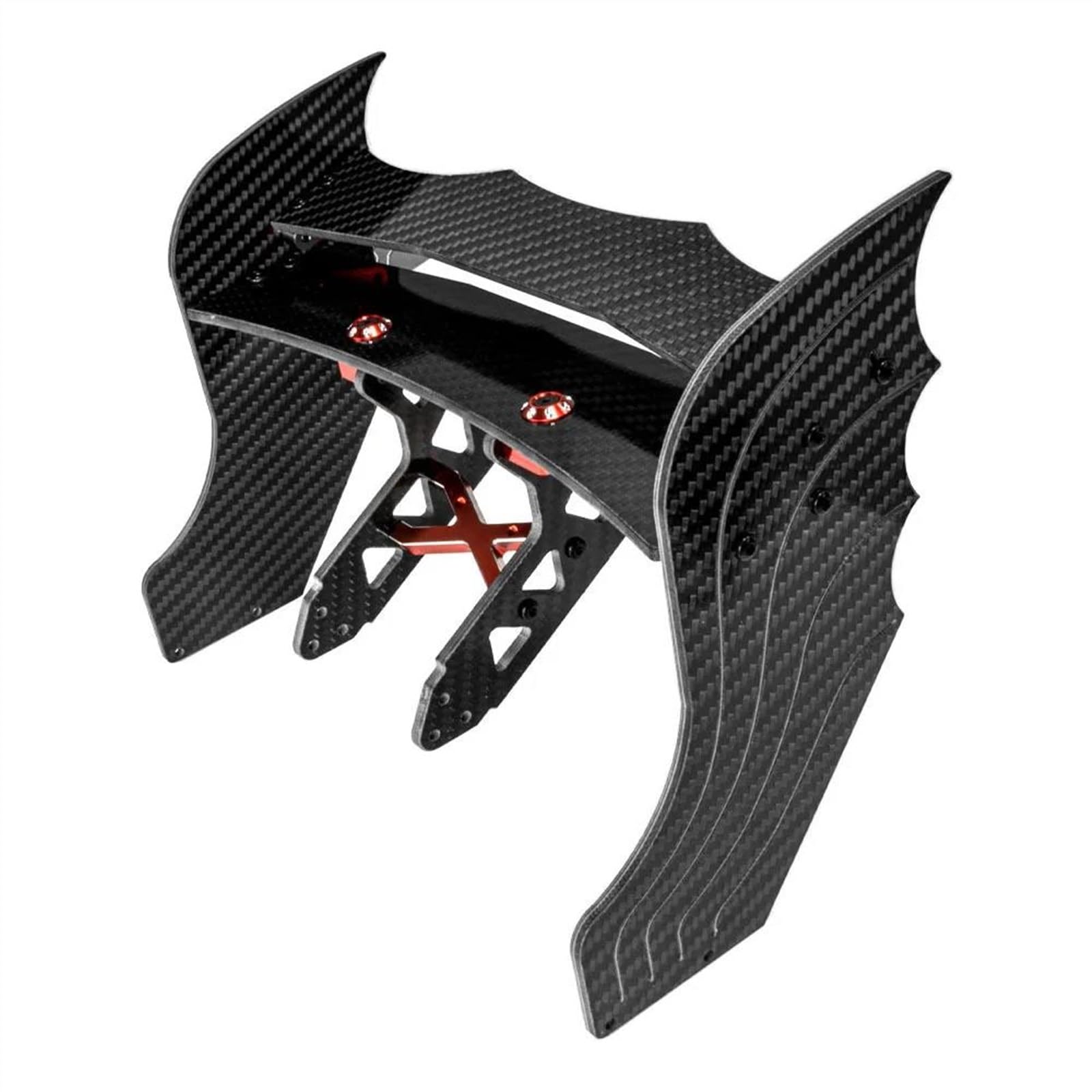 JVRWSC Für Arrma 1/7 Für Limitless Carbon Fiber Tail Flügel Hinten Spoile RC Auto Upgrade Teile Ersatz Modifikation Zubehör RC Spielzeugautoteile(Red) von JVRWSC