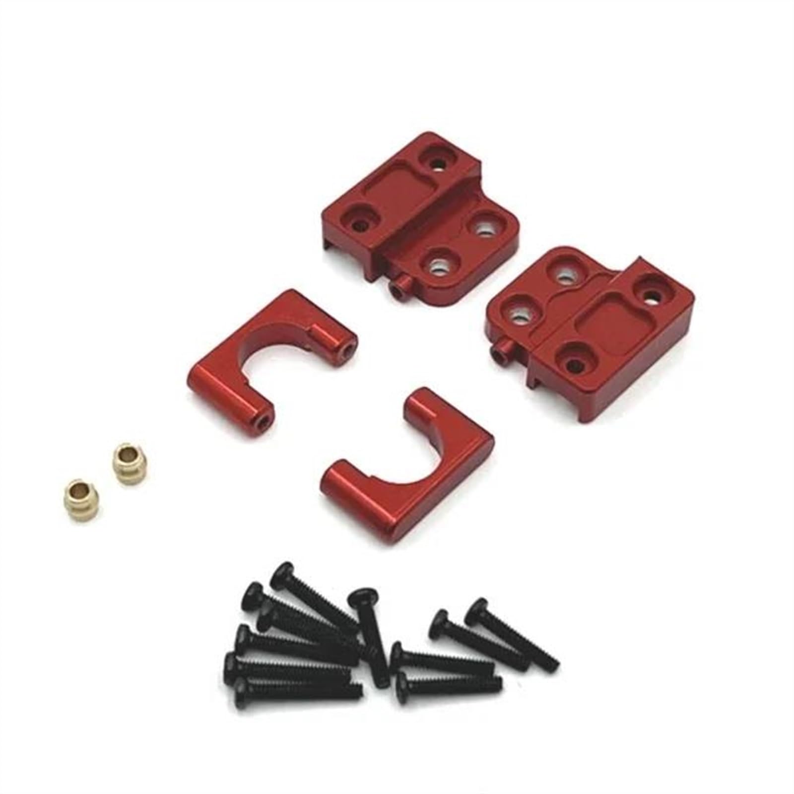 JVRWSC Für MN82 LC79 Stahl Hinterachse Stoßdämpfer Blattfedern Halterung 1/12 Ersatz RC Auto Upgrade Teile Änderung Zubehör RC Spielzeugautoteile(Leaf Springs Mount 1) von JVRWSC