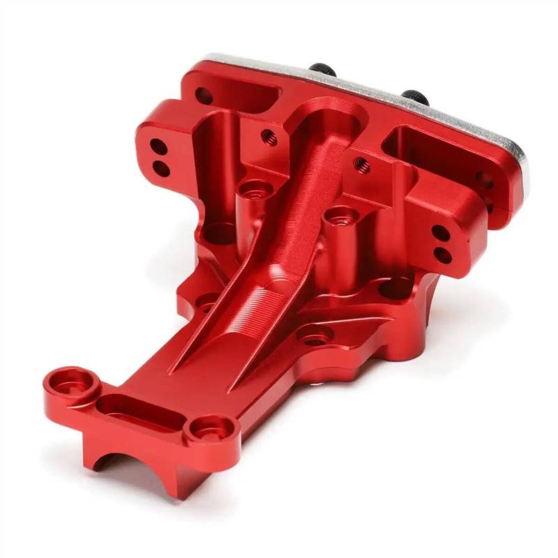 JVRWSC Für Traxxas 1/5 Für X-Maxx 1/6 Für XRT 8S 7726 7720 7727X Metall Schott Vorne Hinten Oberen Differential Abdeckung Ersatz RC Auto Teile RC Spielzeugautoteile(Red,Front) von JVRWSC