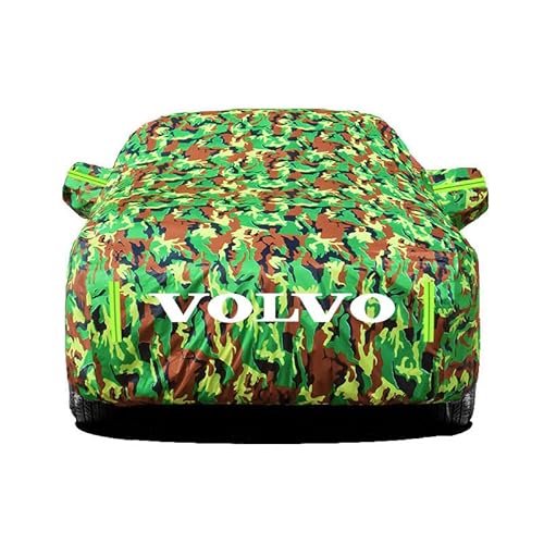 Autoabdeckung für Volvo V40 2000-2023, Autogarage Abdeckung Wasserdicht, Abdeckplane Auto Staubdicht Autohülle Autoplane Wasserdicht UV-Schutz Regen Schneefest,D Camouflage von JVTMMY