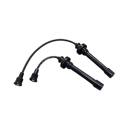 Kfz-Zündspule 1-teiliges Zündspulen-/Zündkabel-Set, passend for Mitsubishi Lancer 4G18 Motor, Auto-Auto-Motorteile Zündspule High Power Performance Elektrospule Ersa(Cable 2pcs) von JXMFKBB