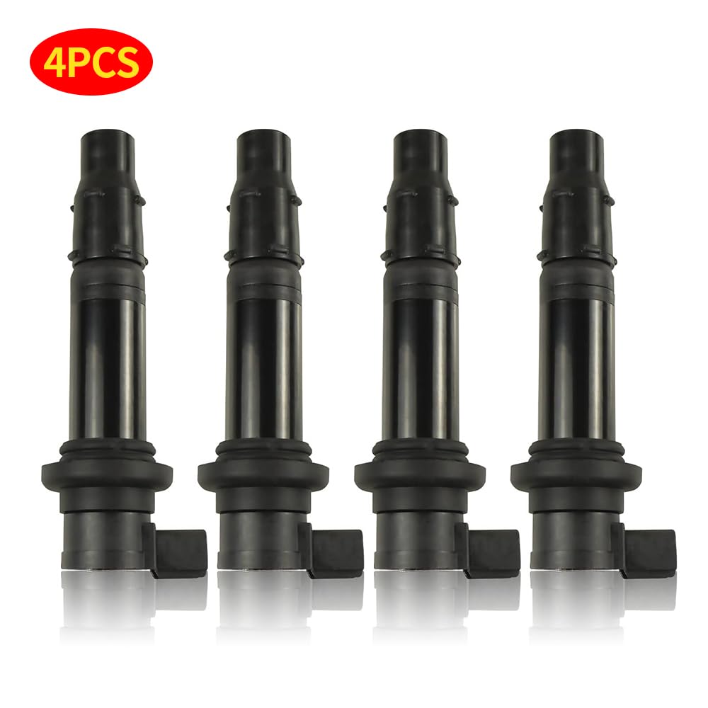 Kfz-Zündspule Zündspule 5VY-82310-00-00 F6T558 / Passend for Yamaha YZF-R6 YZF-R6S YZF-R1 FZ1 Vmax 1700 FZS1 Motorradzubehör 2/4 Pack Zündspule High Power Performance Elektrospule Ersa(4PCS) von JXMFKBB