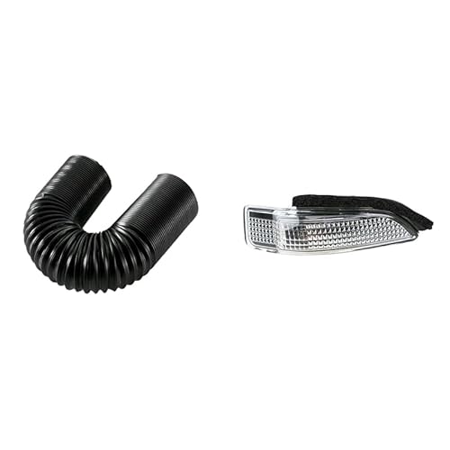 Luftfilter-Ansaugschlauch 1 Pcs 2,5 Zoll Auto Air Intake System Schlauch Rohr Rohr & 1 Pcs Spiegel Signal Lampe Anzeige Ansaugschlauch Luftfilter für von JXMFKBB