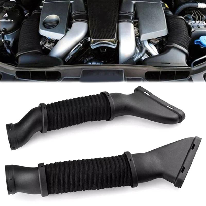 Luftfilter-Ansaugschlauch Car Air Intake Inlet Duct Hose/Fit For Mercedes Benz GL550 GL450 2013-2014 Ansaugschlauch Luftfilter für(Black Left) von JXMFKBB