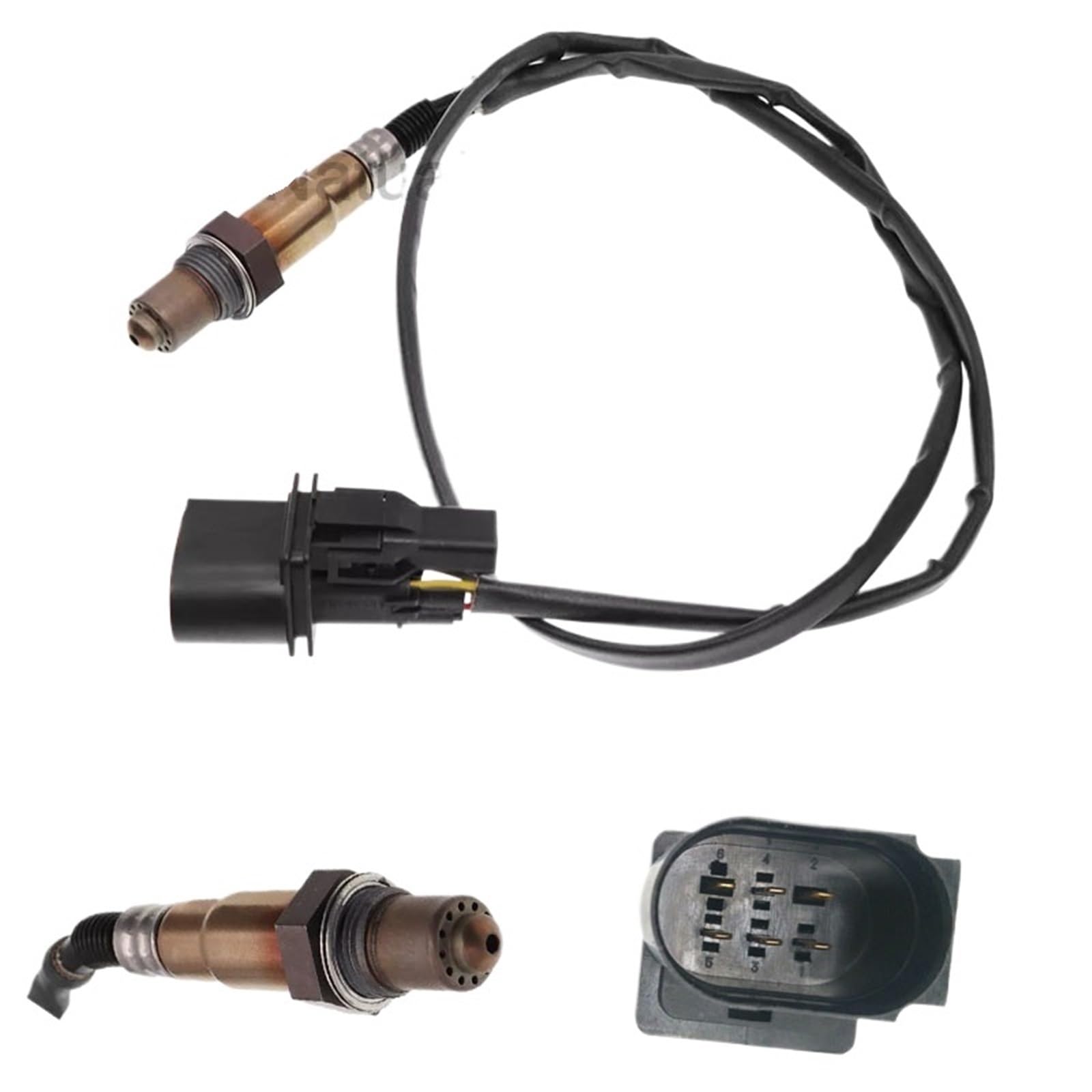 Sauerstoffsensor für Kraftfahrzeuge 0258007057 0258007351 021906262B 06B906265D Upstream Breitband AFR Luft-Kraftstoff-Verhältnis O2 Sauerstoffsensor/Fit for Volkswagen VW Audi Skoda Sauerstoffsensor von JXMFKBB