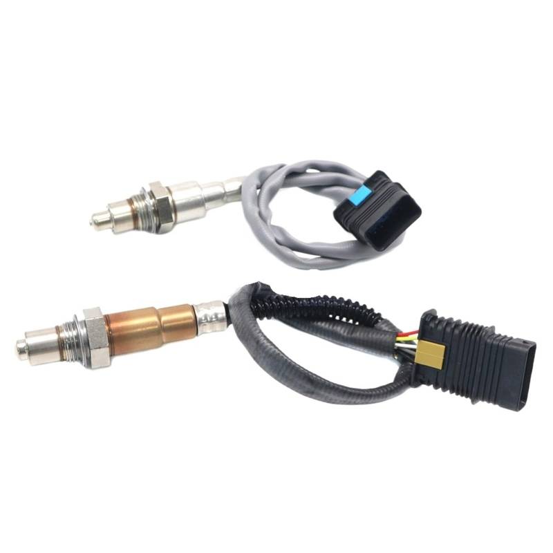 Sauerstoffsensor für Kraftfahrzeuge 2 Stück Auto Upstream Downstream Vorne Hinten Luft-Kraftstoff-Verhältnis Lambdasonde 11787589121 11787645875 / Passend for BMW X4 X6 2016 Sauerstoffsensor von JXMFKBB