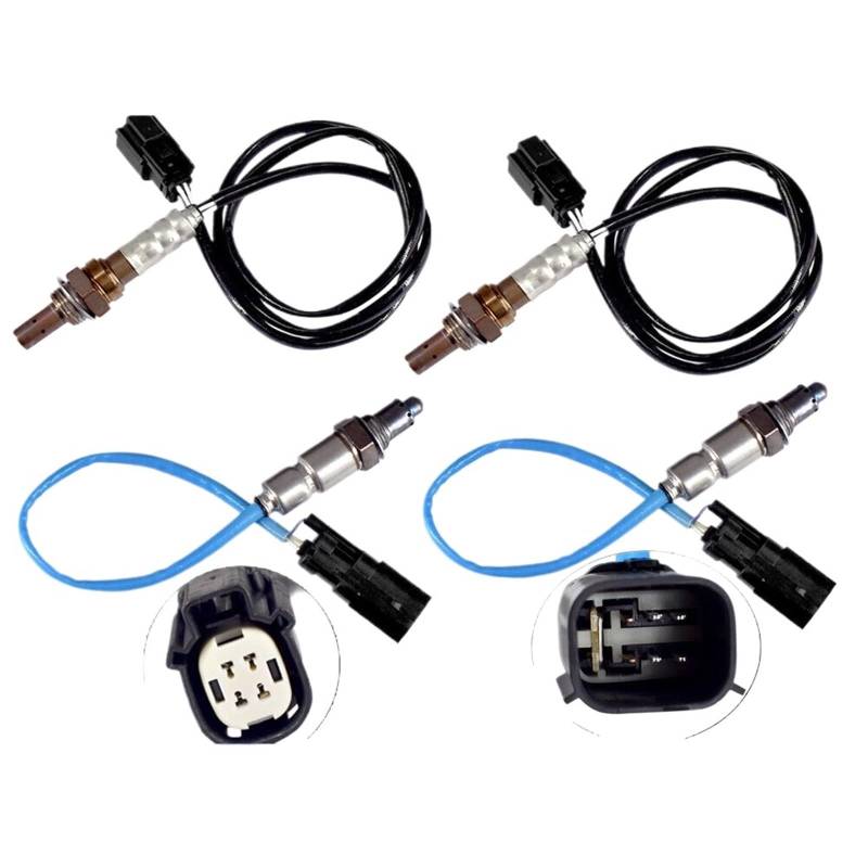 Sauerstoffsensor für Kraftfahrzeuge 2X Upstream + 2X Downstream O2 Sauerstoffsensor 02 / Passend for 2011-2014 Ford F-150 3.5L V6 Sauerstoffsensor von JXMFKBB