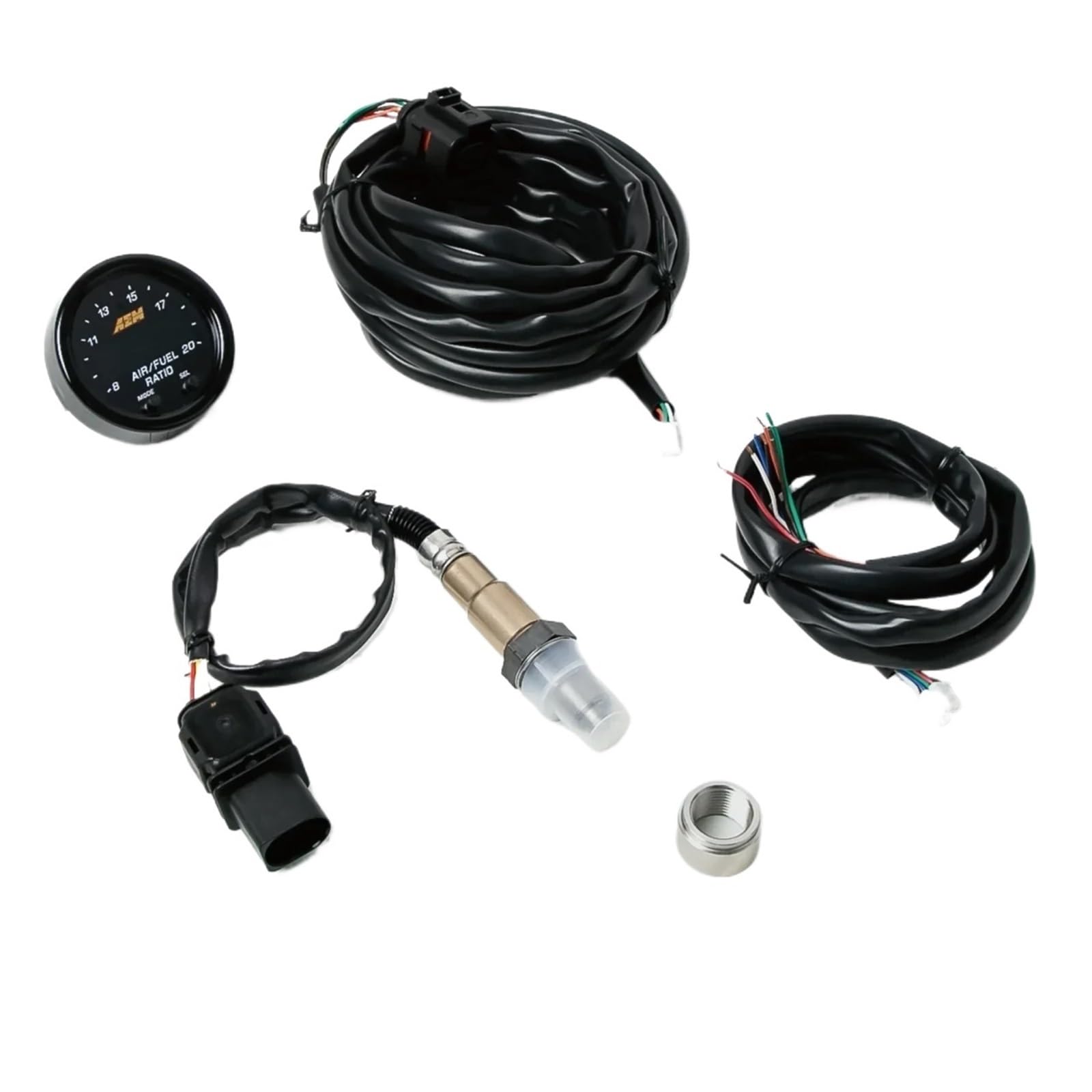 Sauerstoffsensor für Kraftfahrzeuge 30-0300 Luft-Kraftstoff-Verhältnis-Messgerät der X-Serie Breitband-Leistungs-AFR-Messgerät-Kit LSU 4.9 0258017025 Sauerstoffsensor/Passend for Auto JDM Sauerstoff von JXMFKBB