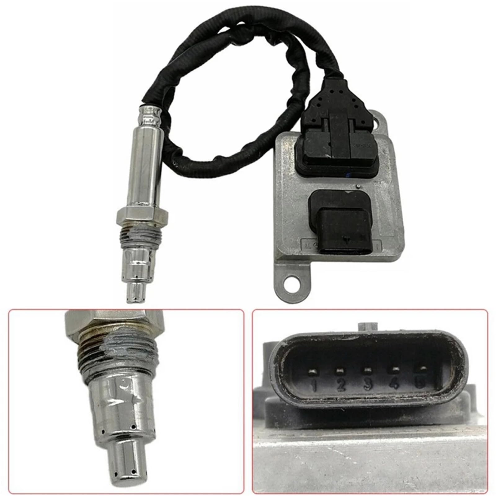 Sauerstoffsensor für Kraftfahrzeuge 5WK96621F 12V NOX Sensor Stickstoff Sauerstoff Sensor 758713001 5 Pins Stickstoff Sauerstoff Nox Sensor Sonde/Fit for BMW Sauerstoffsensor von JXMFKBB