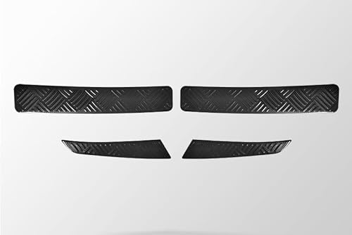 Auto Frontstoßstange Außenschutz für Suzuki Jimny JB64 JB74 2019 2020 2021 2022 2023, Aluminiumlegierung Stoßstangen Schutzleisten Abdeckplatte Dekorationszubehör,C-Carbon Fiber von JXTTJ