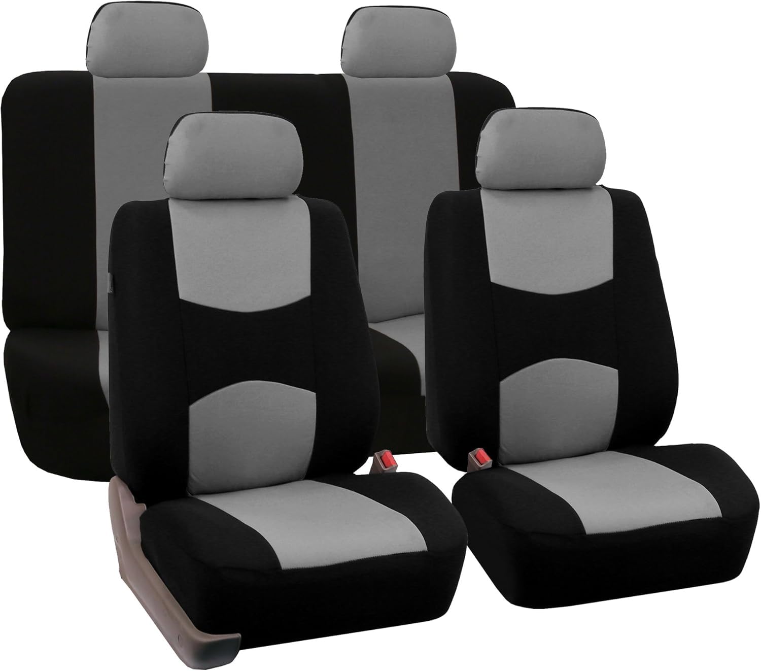 JXTTJ Auto Sitzbezüge Set für FIAT 500L Living(351)/500L MPW(351)/500L Pro(330)/500L Trekking(330), Atmungsaktiv Bequem Vorne Und Hinten Auto-Schonbezüge Stoff Sitzbezug Innenraum Schonbezüge von JXTTJ