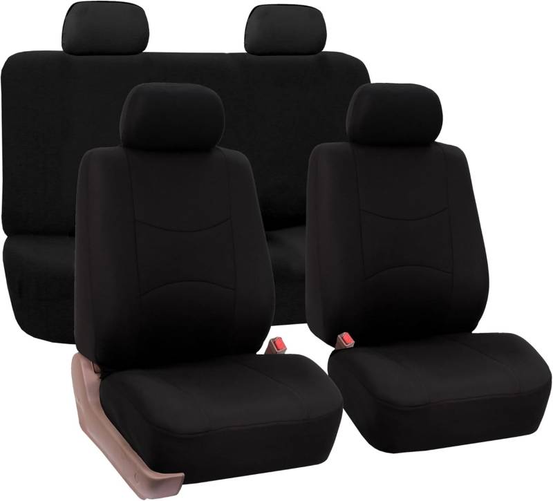 JXTTJ Auto Sitzbezüge Set für FIAT 500L Living(351)/500L MPW(351)/500L Pro(330)/500L Trekking(330), Atmungsaktiv Bequem Vorne Und Hinten Auto-Schonbezüge Stoff Sitzbezug Innenraum Schonbezüge von JXTTJ