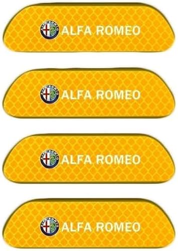 Metall Autoaufkleber für Alfa Rome,Auto Autoaufkleber, Abzeichen Logo Aufkleber Personalisierte Aufkleber Zubehör,A von JXZXC