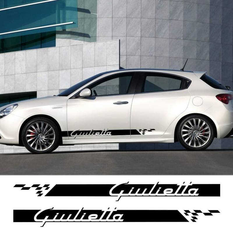 Metall Autoaufkleber für Alfa Romeo Giulia Stelvio,Auto Autoaufkleber, Abzeichen Logo Aufkleber Personalisierte Aufkleber Zubehör,A von JXZXC