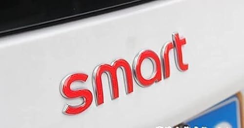 Metall Autoaufkleber für Smart,Auto Autoaufkleber, Abzeichen Logo Aufkleber Personalisierte Aufkleber Zubehör,B von JXZXC