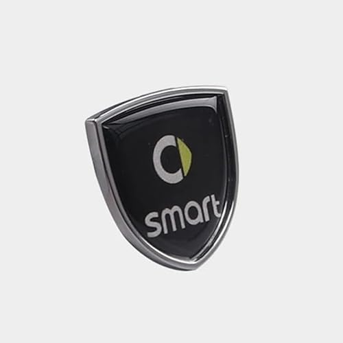 Metall Autoaufkleber für Smart 450 451 453 Fortwo Forfour,Auto Autoaufkleber, Abzeichen Logo Aufkleber Personalisierte Aufkleber Zubehör,A von JXZXC