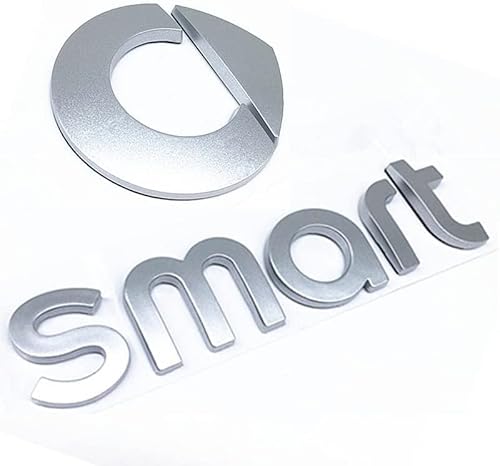 Metall Autoaufkleber für Smart 453 451 Fortwo Forfour,Auto Autoaufkleber, Abzeichen Logo Aufkleber Personalisierte Aufkleber Zubehör,C von JXZXC